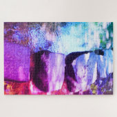 Steppsteine in einem Bach Puzzle (Horizontal)