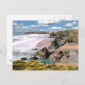 Steps, Cornwall Postkarte (Vorne/Hinten)