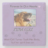 Steps of Her Gentle Spirit Steinuntersetzer (Vorderseite)