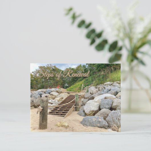 Steps of Renewal Postkarte (Stehend Vorderseite)