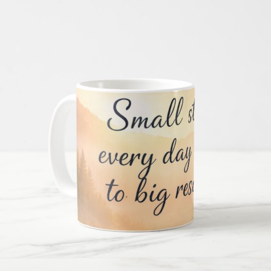 Steps to Success Kaffeetasse (Vorderseite Links)