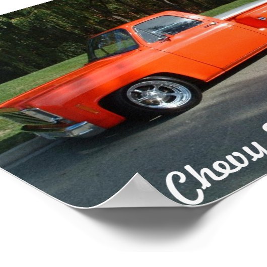 Stepside, Chevy Stepside Classic!!! Poster (Ecke)