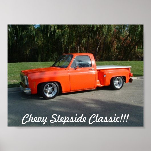 Stepside, Chevy Stepside Classic!!! Poster (Vorne)