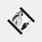 Stepsistans & Vintage Aschenputtel Napkins Serviette (Ecke)