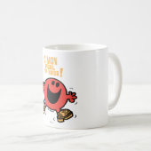 Steptanzender Herr Lärmig Kaffeetasse (VorderseiteRechts)