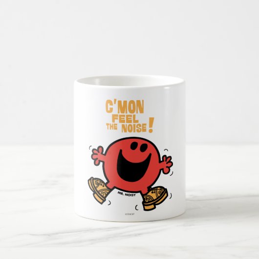 Steptanzender Herr Lärmig Kaffeetasse (Mittel)