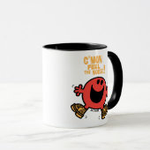 Steptanzender Herr Lärmig Tasse (VorderseiteRechts)