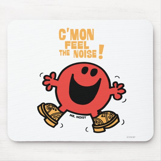 Steptanzender Mr. Noisy Mousepad (Vorne)