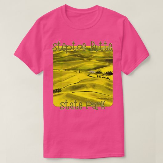 Steptoe Butte Staat Park Washington T-Shirt (Design vorne)