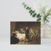 Sterbefall George Washington Postkarte (Stehend Vorderseite)