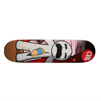 Sterbende Puppen-Reihe des Voodoos - durchbohrt! Skateboard