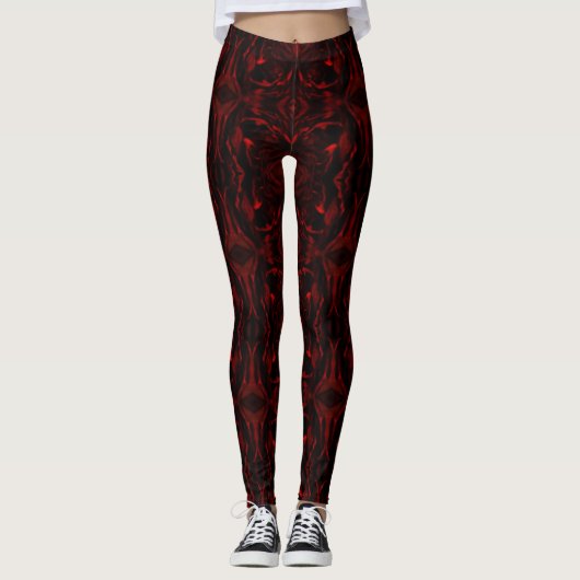 Sterbende Rose Leggings (Vorderseite)