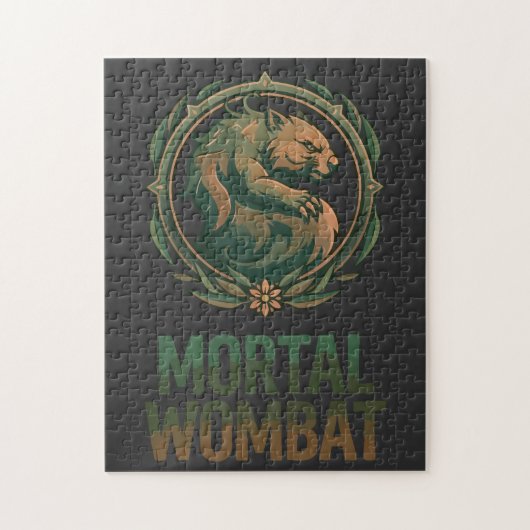 Sterblicher Wombat Puzzle (Vertikal)