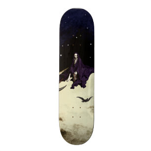 Sterblichkeit und der Mond Skateboard