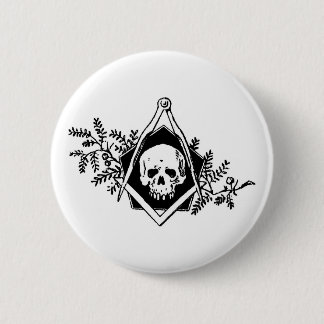 Sterblichkeits-Quadrat und Kompassse Button