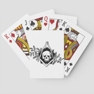 Sterblichkeits-Quadrat und Kompassse Spielkarten
