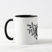 Sterblichkeits-Quadrat und Kompassse Tasse (Links)
