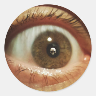 Sterblichkeitsaufkleber Runder Aufkleber