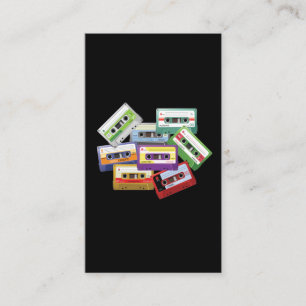 Stereo Cassette Tape Mixtape Radio 80er 90s Musik Visitenkarte