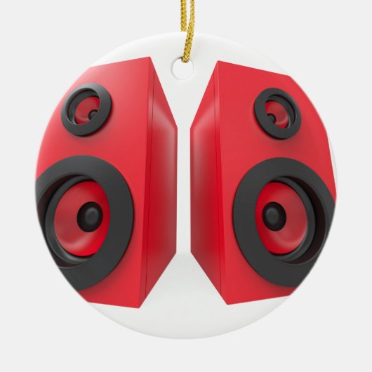 Stereo-Lautsprecher Keramik Ornament (Vorne)