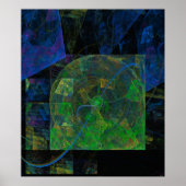 Stereo Punk Flame Fraktal Poster (Vorne)