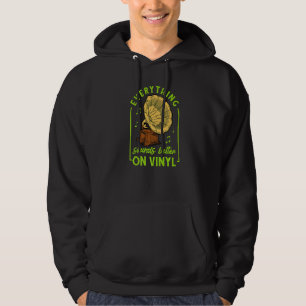 Stereo-Schallplatten-Fan Musik-Schallplattenspiele Hoodie