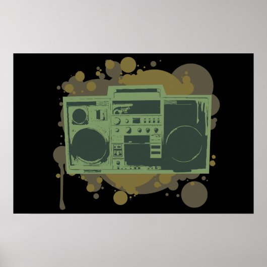 Stereo-Stil Poster (Vorne)