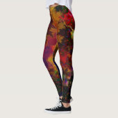 Stereo Trippin Psychedelic Abstrakt Leggings (Links)