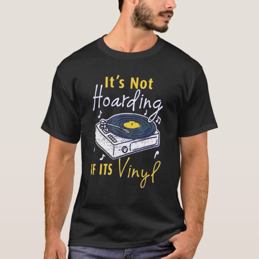 Stereo Vinyl Record Buff Music Disk Player Audio A T-Shirt (Vorderseite)