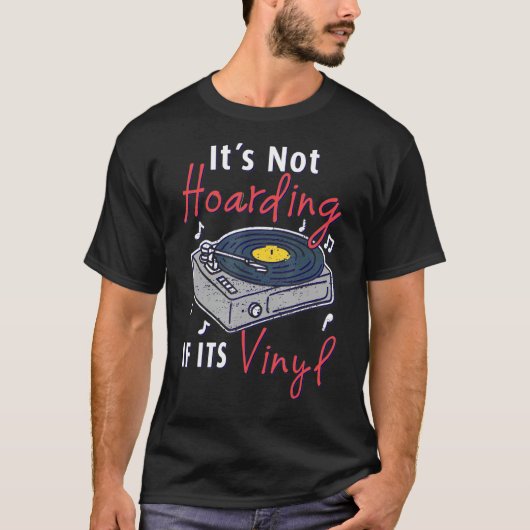 Stereo Vinyl Record Buff Music Disk Player Audio A T-Shirt (Vorderseite)