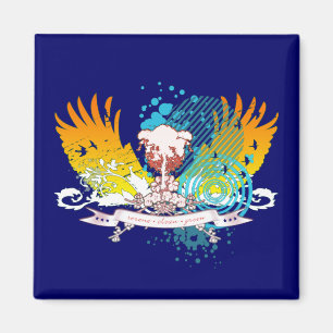 Stereoanlage. Magnet