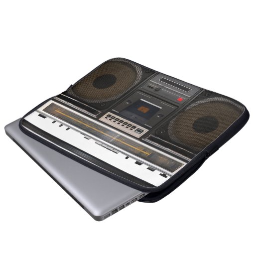 Stereoband des retro laptopschutzhülle (Vorne Knopf)