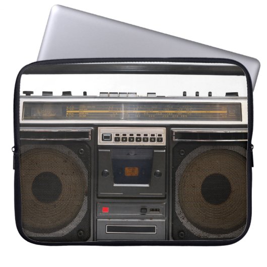 Stereoband des retro laptopschutzhülle (Vorderseite)