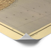 Stereografische Karte, Britische Inseln Poster (Ecke)