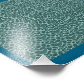 Stereogram poster hand peace sign (Ecke)