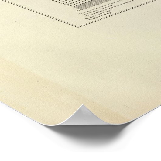 Stereogram Uinta Mountains Poster (Ecke)