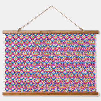 Stereogramm 3D Herz Hände Design hängende Kunst Wandteppich Mit Holzrahmen