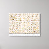 Stereogramm der Selbsterkennung Leinwanddruck (Vorderseite)