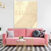 Stereogramm der Verdrängungen Utah Leinwanddruck (Insitu (Wohnzimmer))