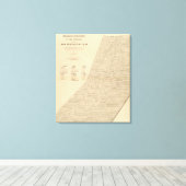 Stereogramm der Verdrängungen Utah Leinwanddruck (Insitu (Holzboden))