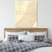 Stereogramm der Verdrängungen Utah Leinwanddruck (Insitu (Schlafzimmer))
