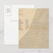 Stereogramm der Verdrängungen Utah Postkarte (Vorne/Hinten)