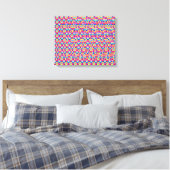 Stereogramm Herz und Hände 3D Poster Leinwanddruck (Insitu (Schlafzimmer))
