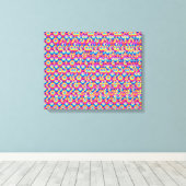 Stereogramm Herz und Hände 3D Poster Leinwanddruck (Insitu (Holzboden))