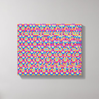 Stereogramm Herz und Hände 3D Poster Leinwanddruck