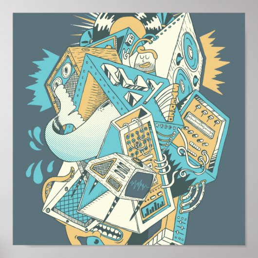 Stereokromatico Poster (Vorne)