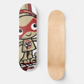 Stereomaskottchen Skateboard (Vorderseite)