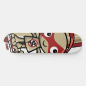 Stereomaskottchen Skateboard (Horizontal)