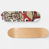 Stereomaskottchen Skateboard (Horizontal)