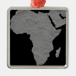 Stereoskopische Ansicht von Nordamerika Silbernes Ornament